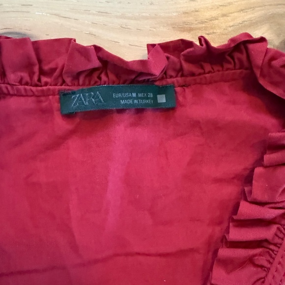 RED/RASPBERRY COLOURED BLOUSE - Picture 2 of 2